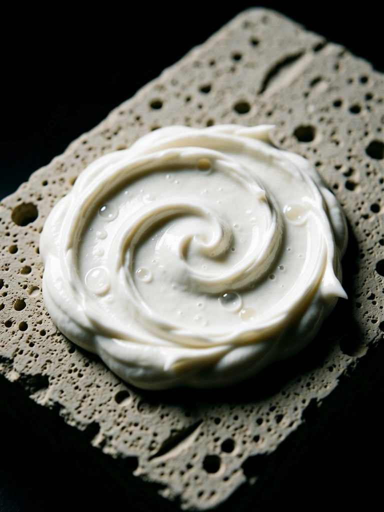 Close-up of premium facial care product texture
